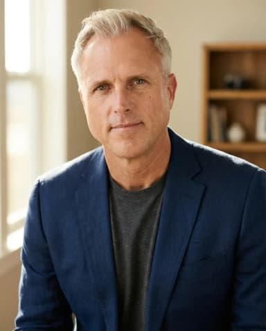 AI Actor Headshot of a 55 man by ExecHeadshots