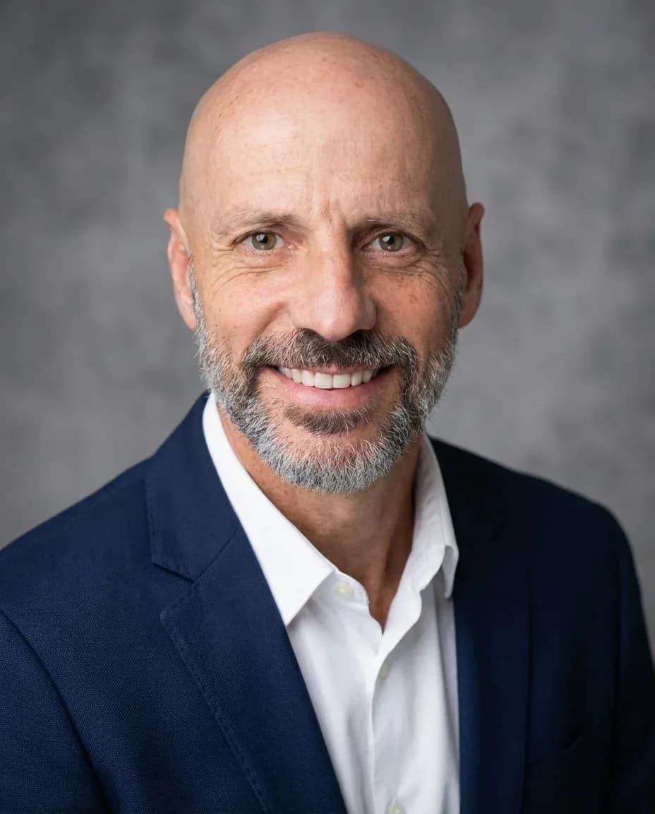 AI Dentist Headshot of a 55 man by ExecHeadshots