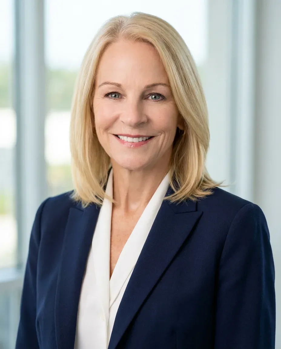 AI Dentist Headshot of a 60 woman by ExecHeadshots