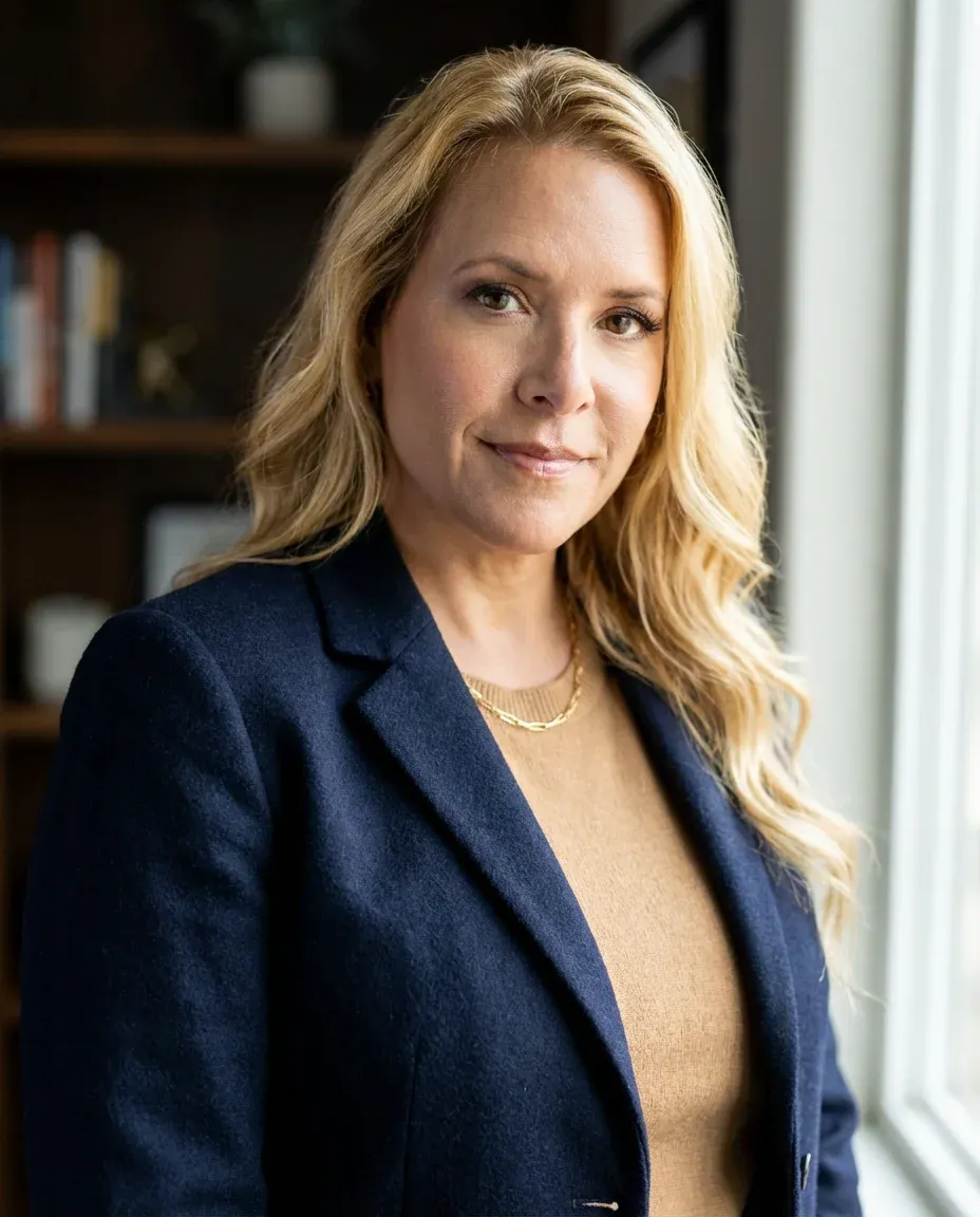 AI Director Headshot of a 45 woman by ExecHeadshots