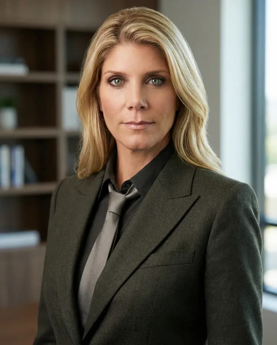 AI Director Headshot of a 45 woman by ExecHeadshots