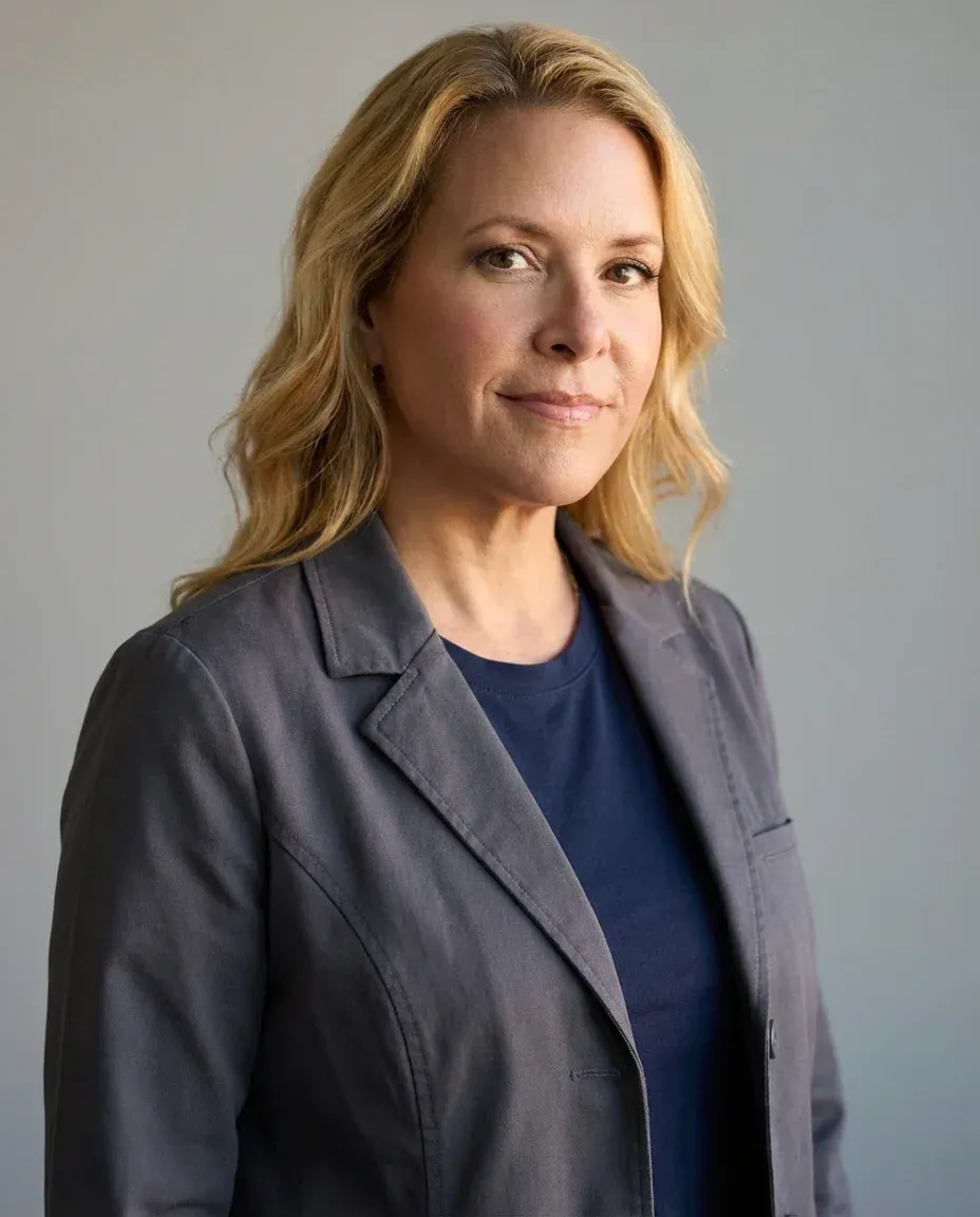 AI Doctor Headshot of a 45 woman by ExecHeadshots