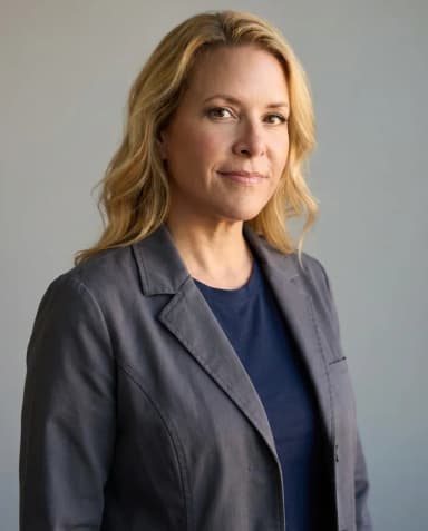 AI Doctor Headshot of a 45 woman by ExecHeadshots