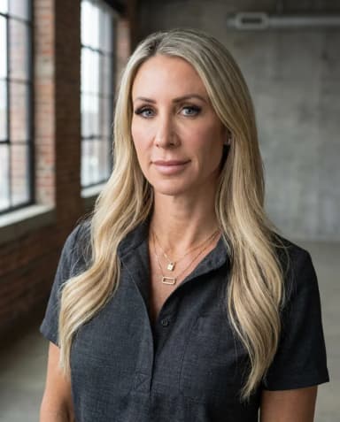 AI Doctor Headshot of a 45 woman by ExecHeadshots