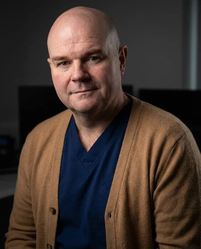 AI Doctor Headshot of a 50 man by ExecHeadshots