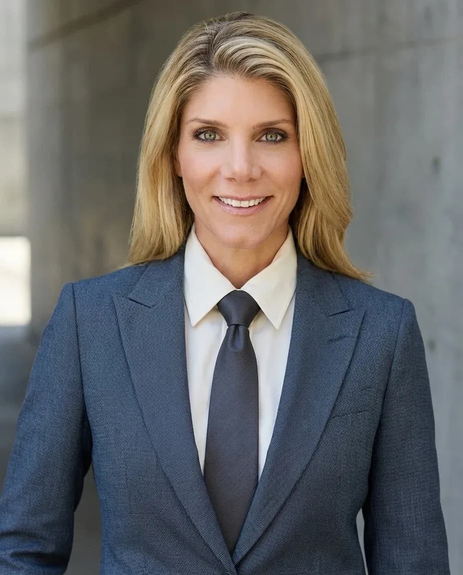 AI Insurance Agent Headshot of a 45 woman by ExecHeadshots