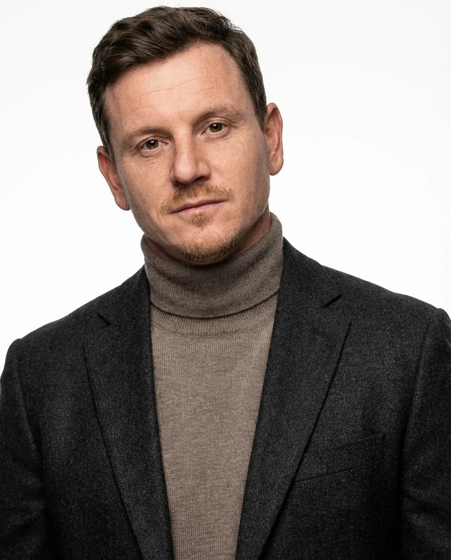 AI Interior Designer Headshot of a 40 man by ExecHeadshots