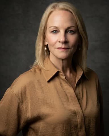 AI Makeup Artist Headshot of a 55 woman by ExecHeadshots