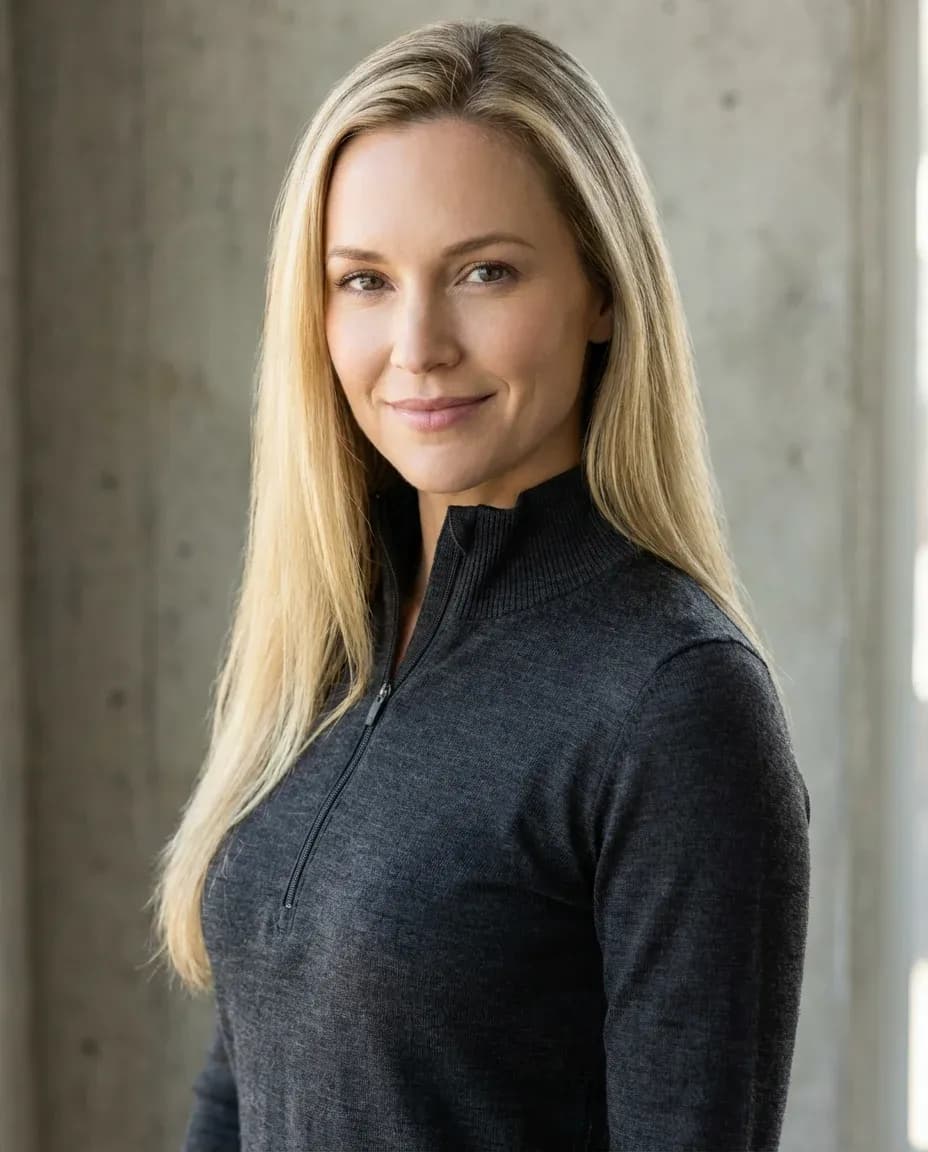 AI Personal Trainer Headshot of a 40 woman by ExecHeadshots