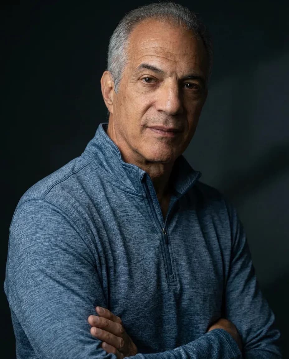 AI Personal Trainer Headshot of a 65 man by ExecHeadshots