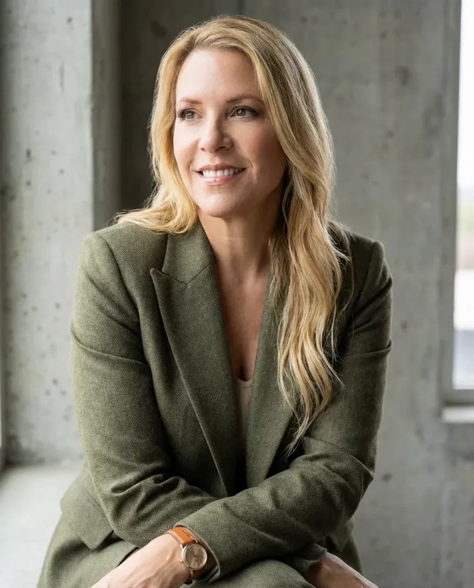 AI Politician Headshot of a 45 woman by ExecHeadshots