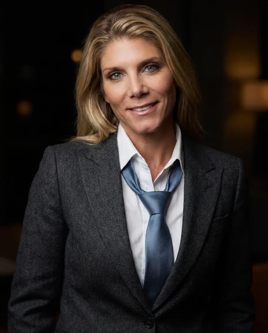 AI Politician Headshot of a 50 woman by ExecHeadshots