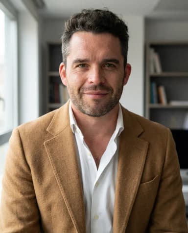 AI Professional Headshot of a 40 man by ExecHeadshots