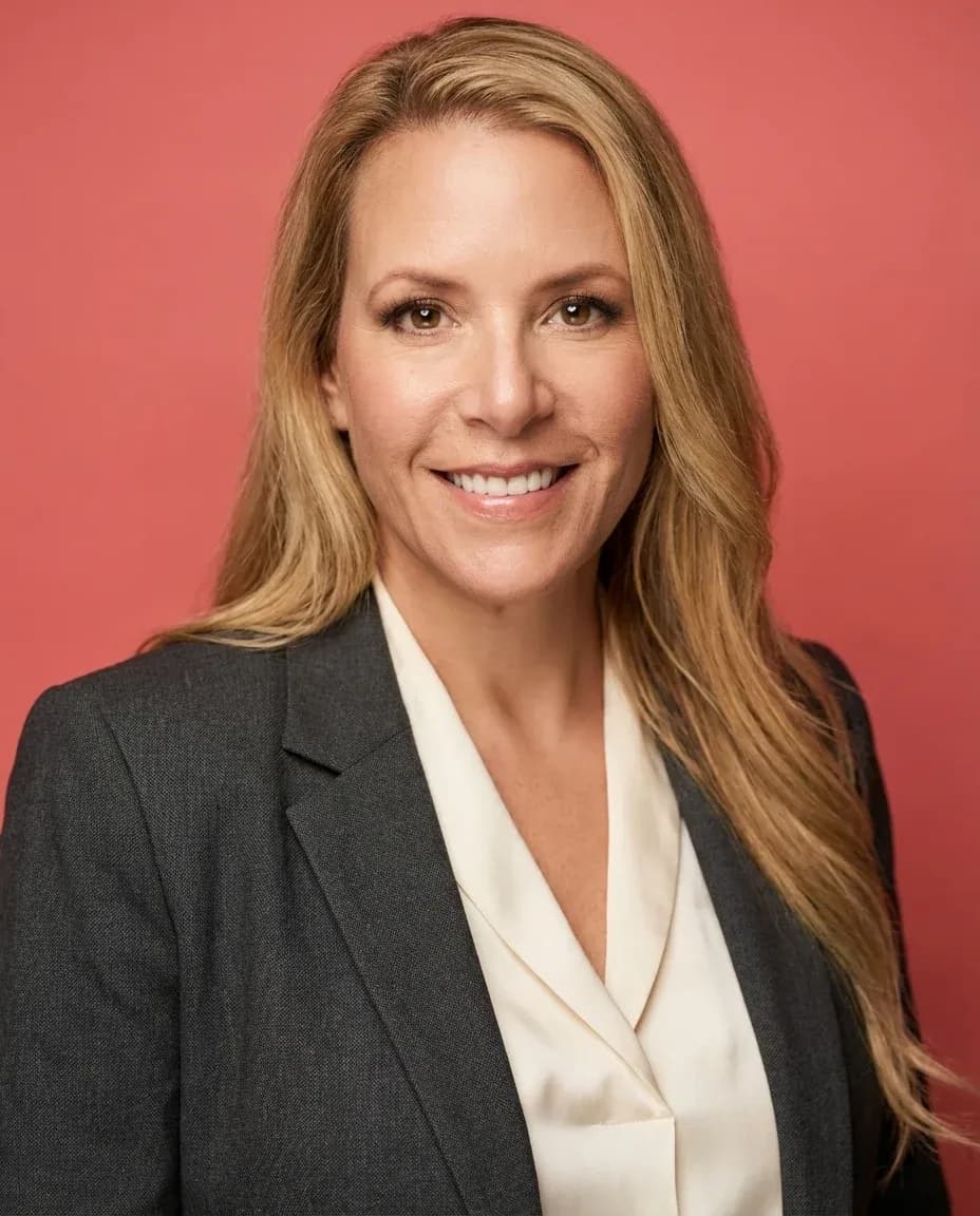 AI Team Headshot of a 45 woman by ExecHeadshots