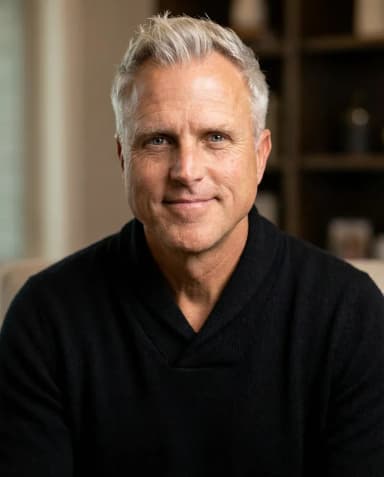 AI Therapist Headshot of a 55 man by ExecHeadshots