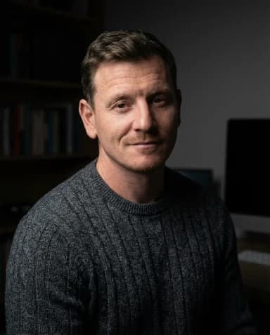 AI Web Developer Headshot of a 45 man by ExecHeadshots