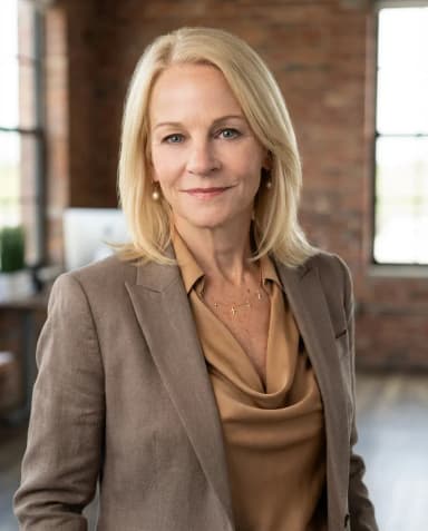 AI Wedding Planner Headshot of a 55 woman by ExecHeadshots