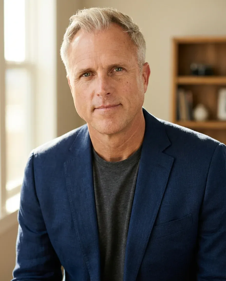 AI Actor Headshot of a 55 man by ExecHeadshots