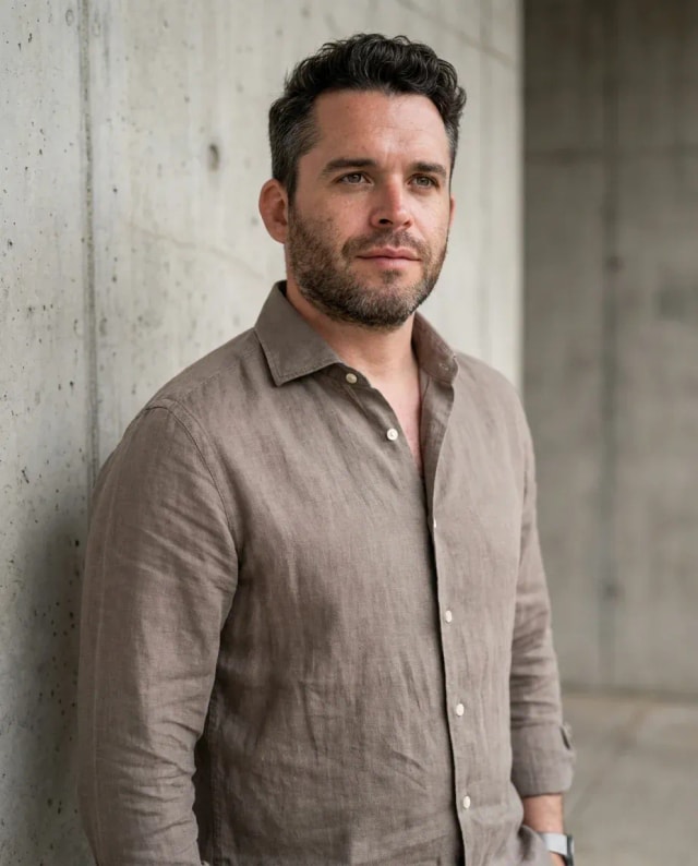 AI Architect Headshot of a 40 man by ExecHeadshots