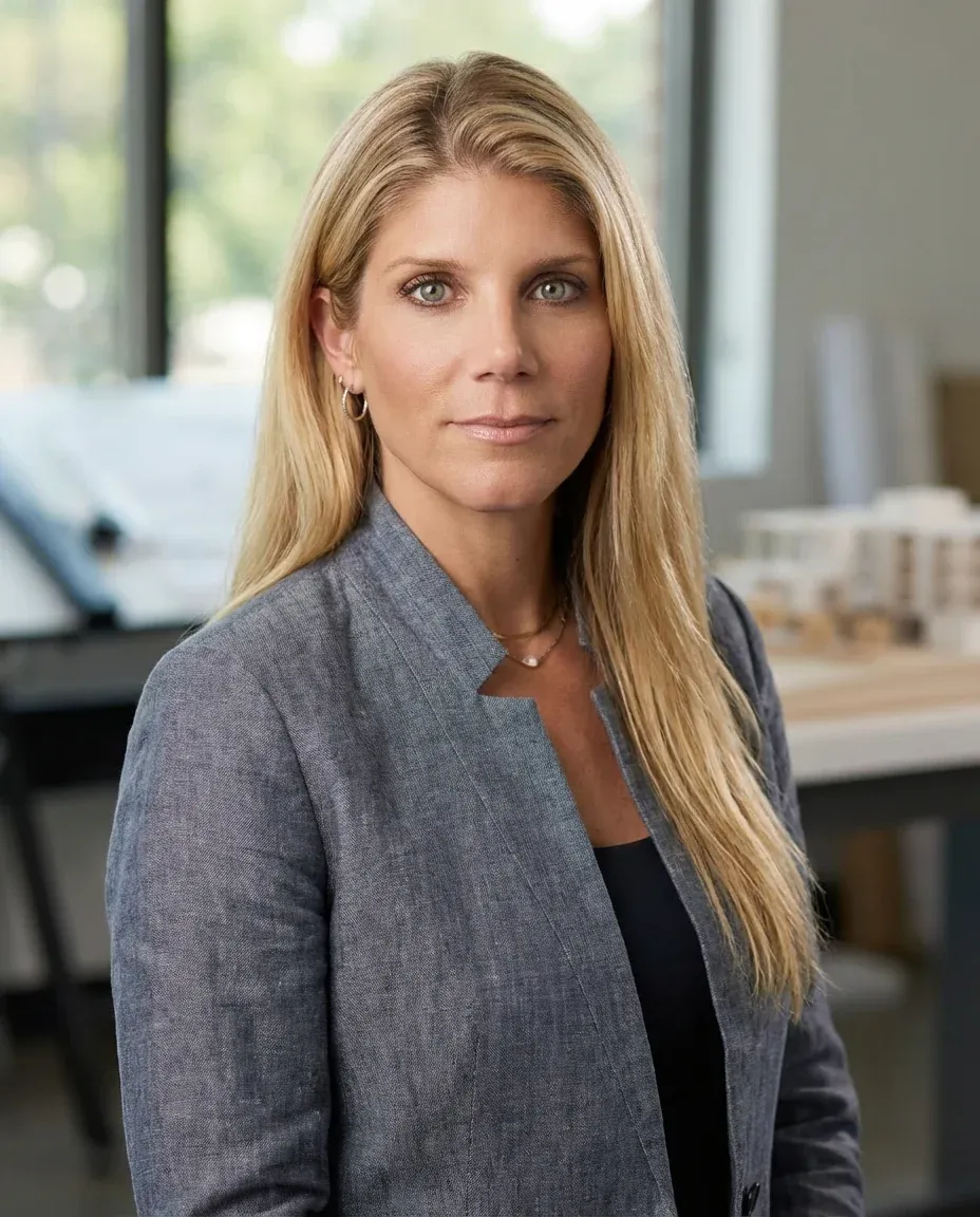 AI Architect Headshot of a 45 woman by ExecHeadshots