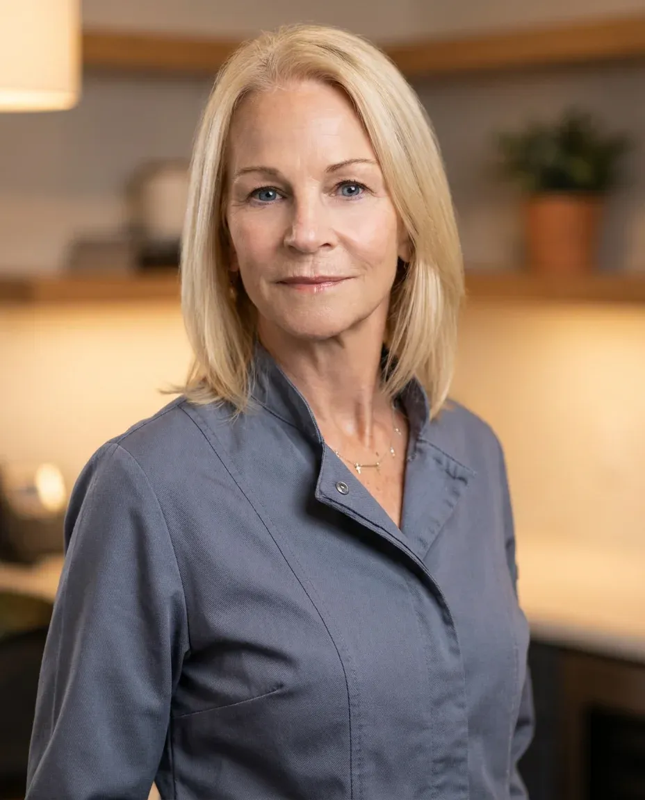 AI Chef Headshot of a 60 woman by ExecHeadshots