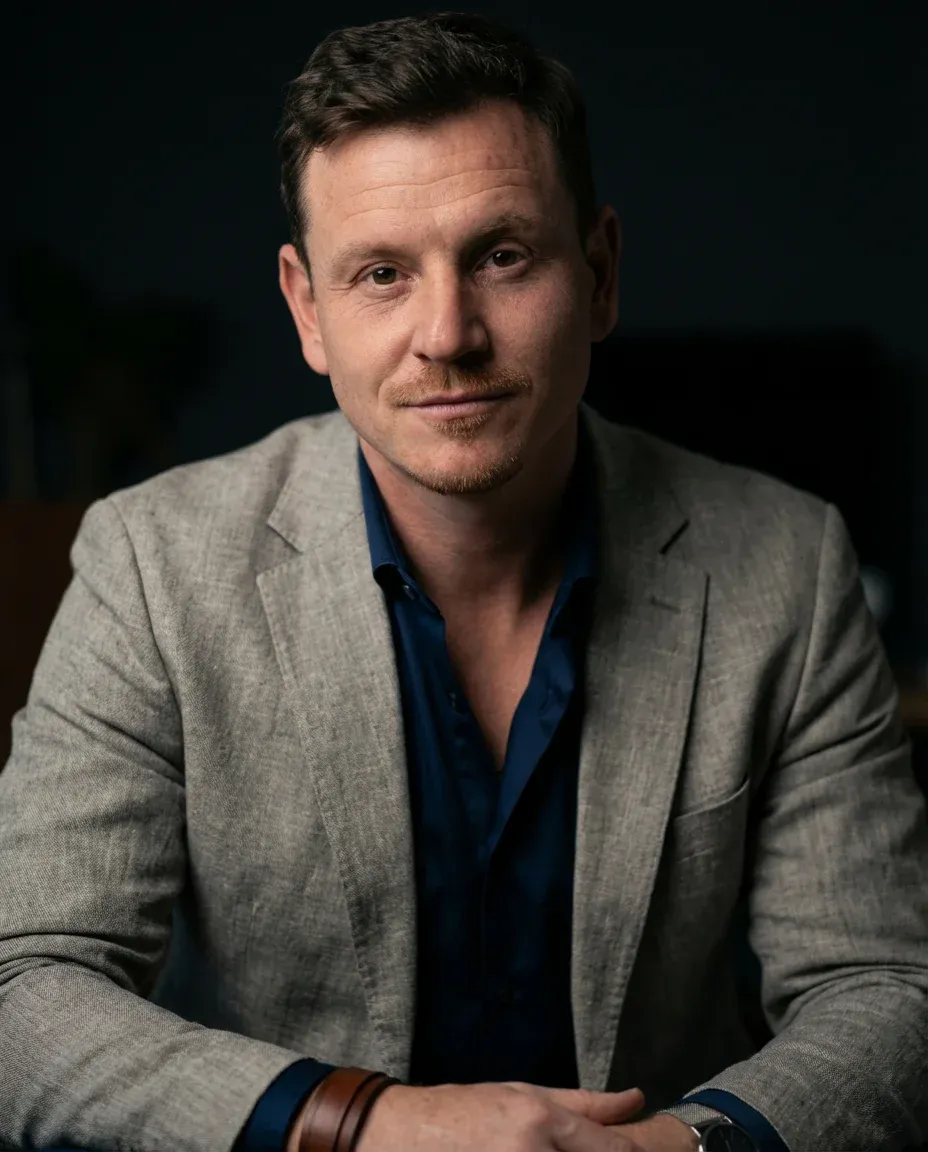 AI Coach Headshot of a 45 man by ExecHeadshots