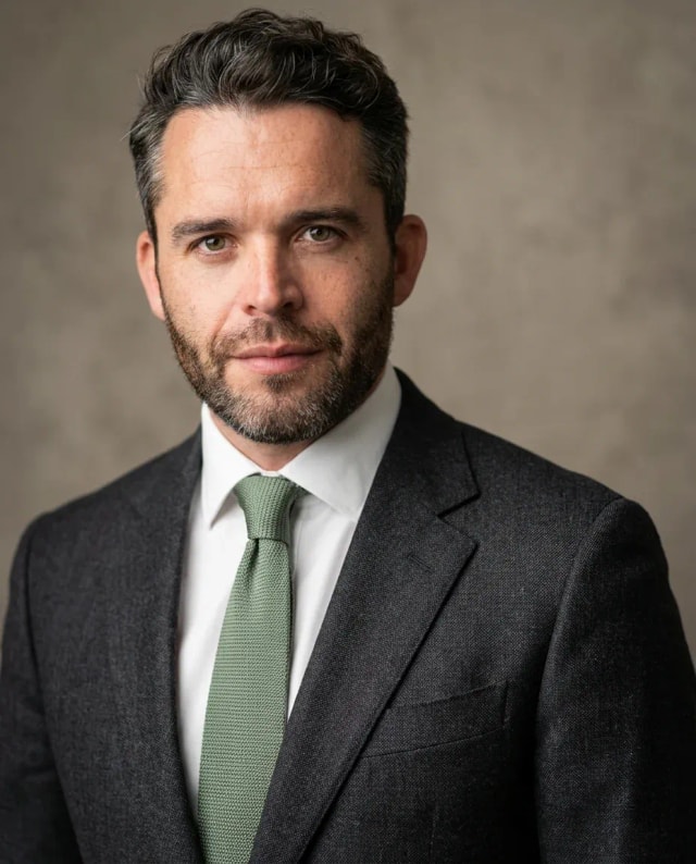 AI Corporate Headshot of a 40 man by ExecHeadshots