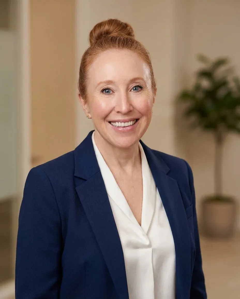 AI Dentist Headshot of a 45 woman by ExecHeadshots