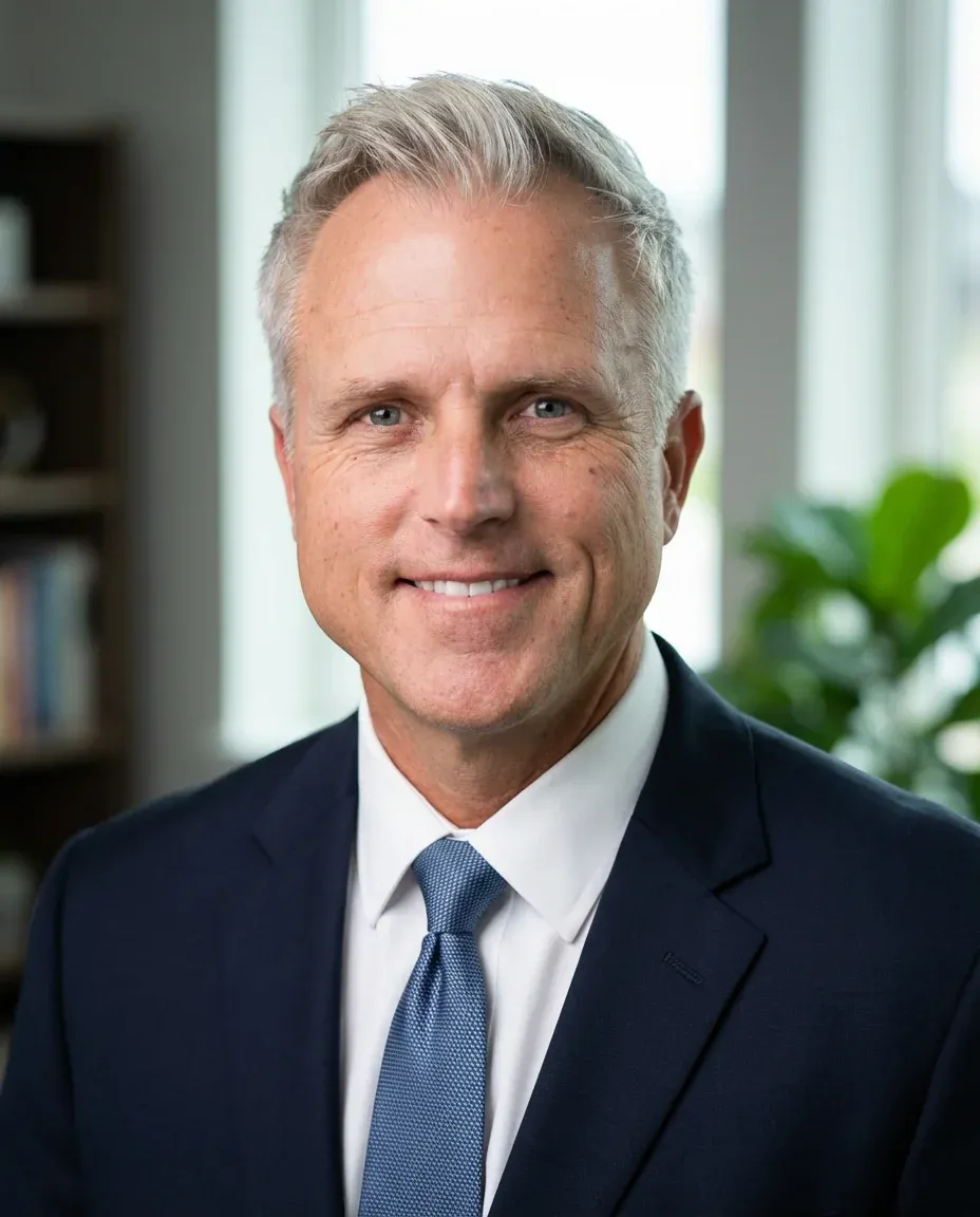 AI Dentist Headshot of a 55 man by ExecHeadshots