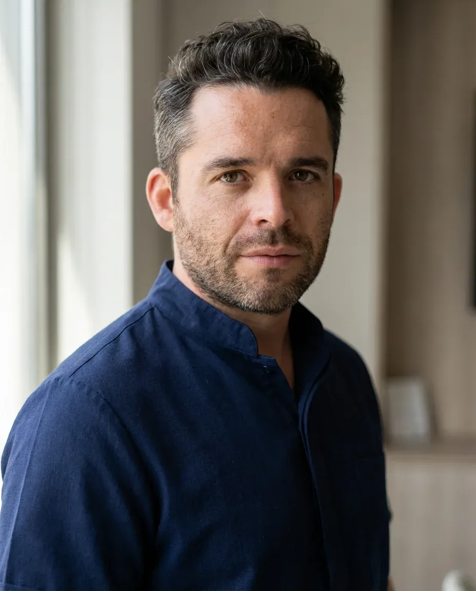 AI Doctor Headshot of a 40 man by ExecHeadshots