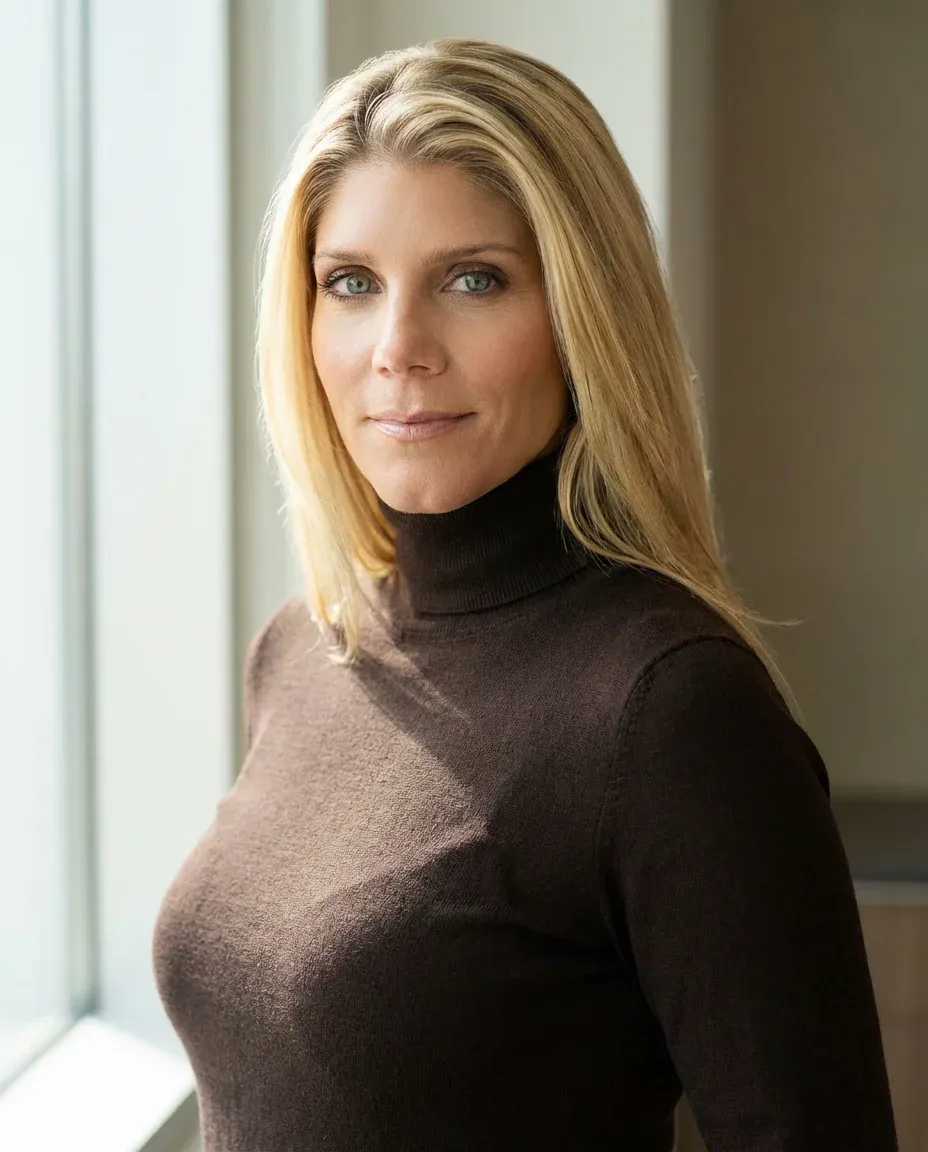 AI Doctor Headshot of a 45 woman by ExecHeadshots