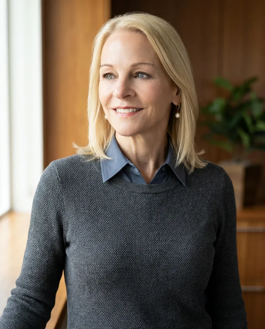 AI Engineer Headshot of a 55 woman by ExecHeadshots