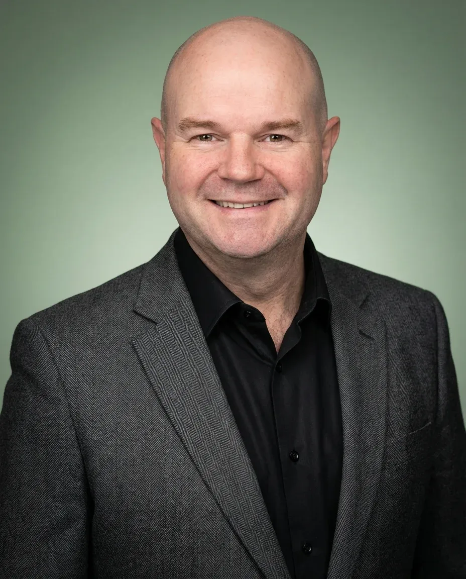 AI Financial Advisor Headshot of a 50 man by ExecHeadshots