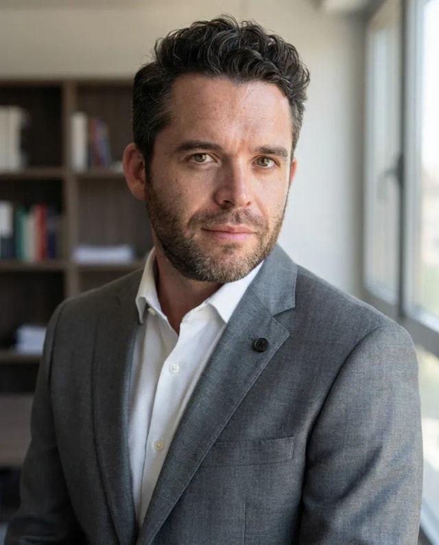 AI Fiverr Headshot of a 40 man by ExecHeadshots