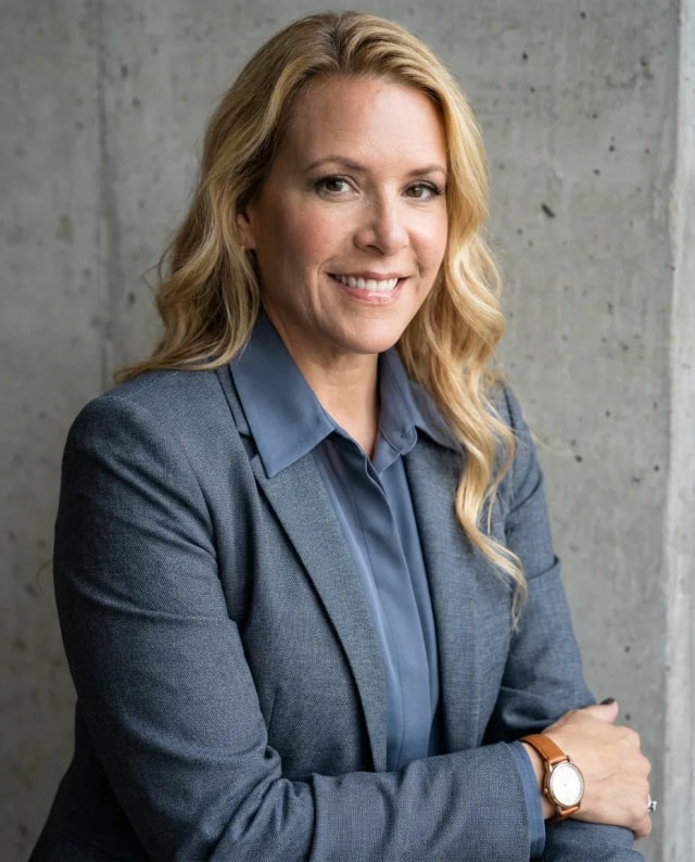 AI Lawyer Headshot of a 50 woman by ExecHeadshots