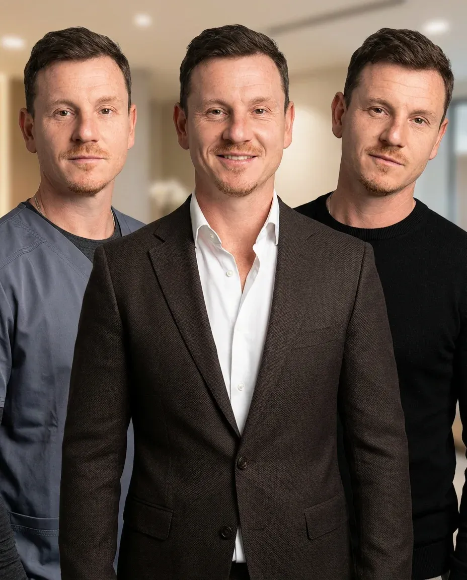 AI Linkedin Headshot of a 40 man by ExecHeadshots