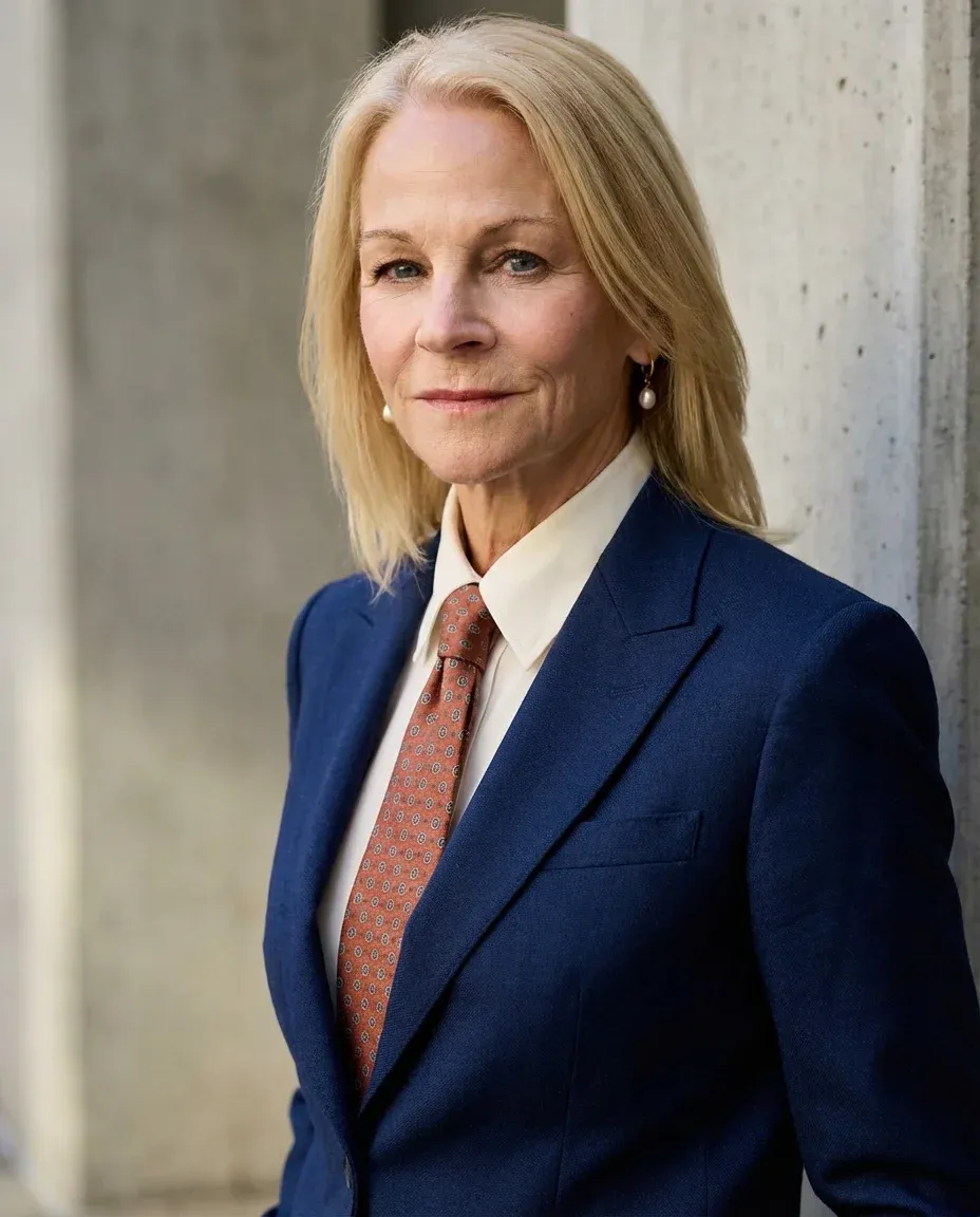 AI Linkedin Headshot of a 60 woman by ExecHeadshots