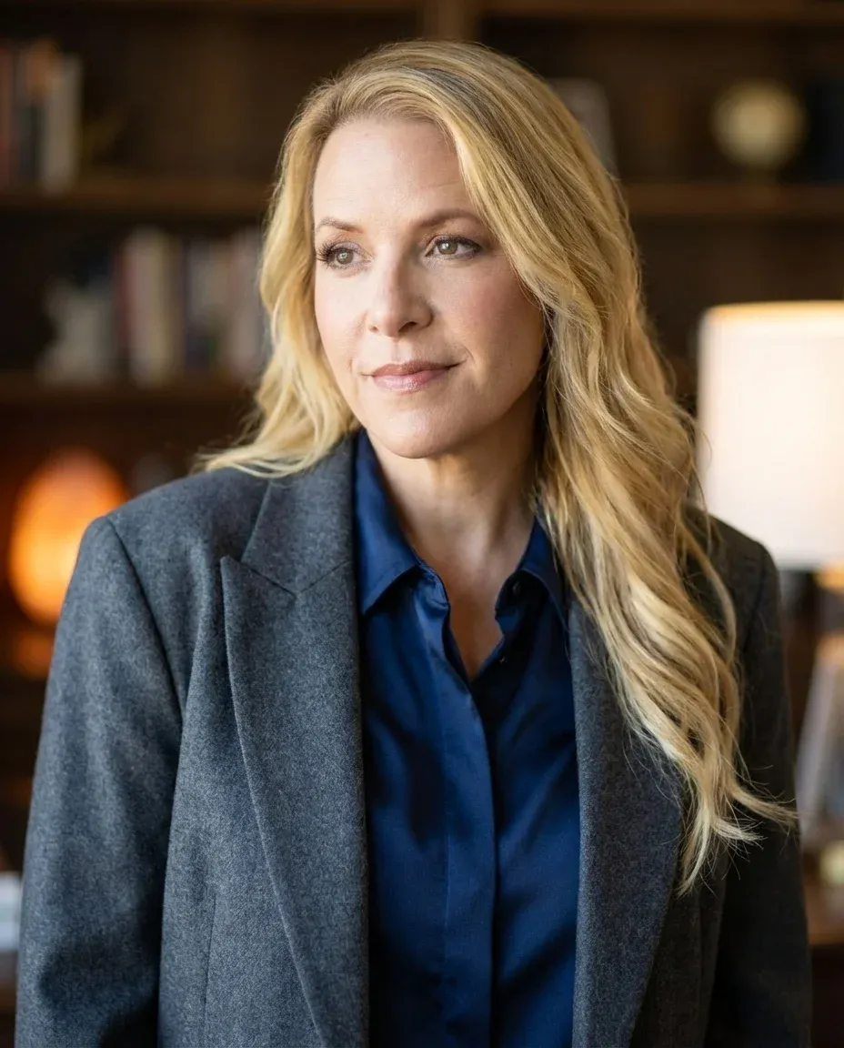 AI Makeup Artist Headshot of a 45 woman by ExecHeadshots