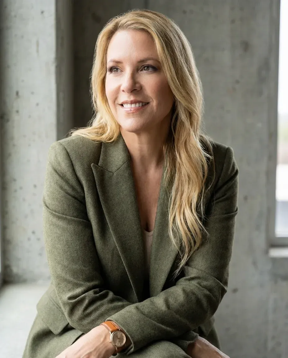 AI Politician Headshot of a 45 woman by ExecHeadshots