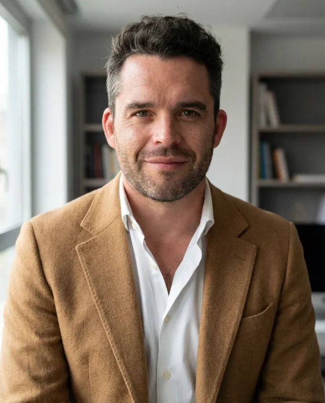 AI Professional Headshot of a 40 man by ExecHeadshots