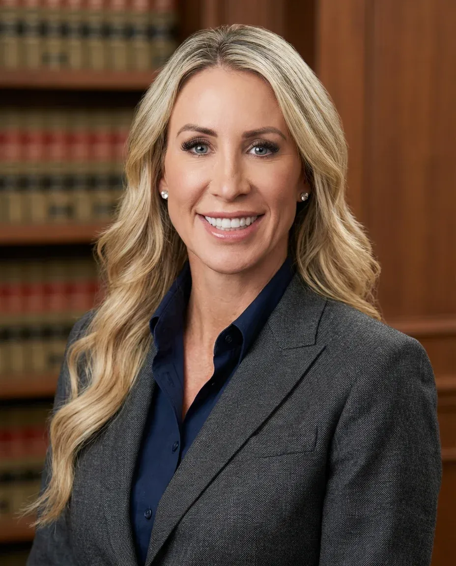 AI Speaker Headshot of a 40 woman by ExecHeadshots