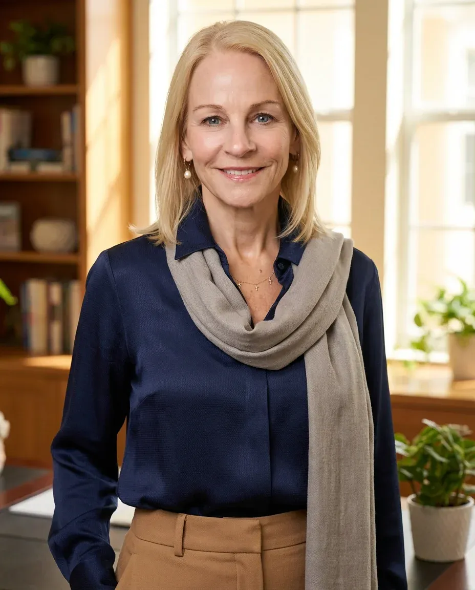 AI Stylist Headshot of a 60 woman by ExecHeadshots