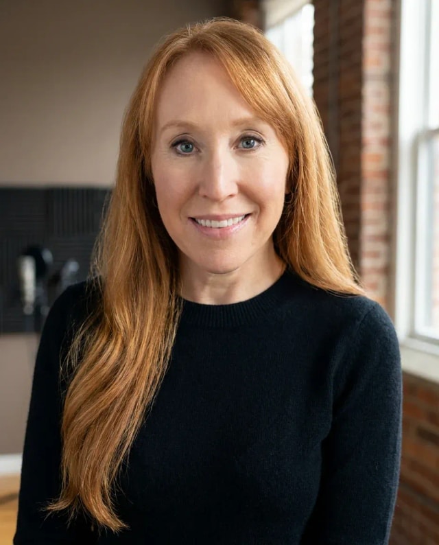 AI Voice Actor Headshot of a 45 woman by ExecHeadshots