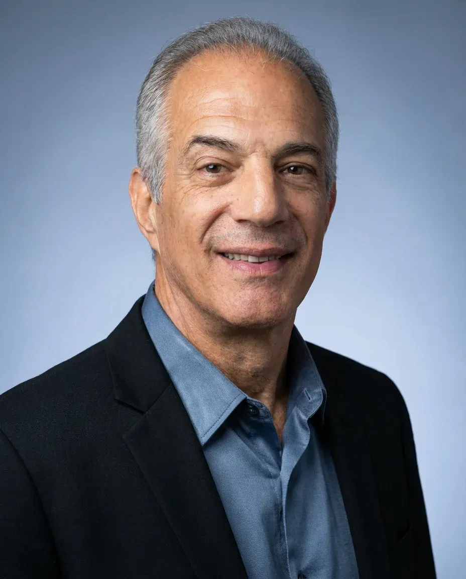 AI Wedding Planner Headshot of a 65 man by ExecHeadshots