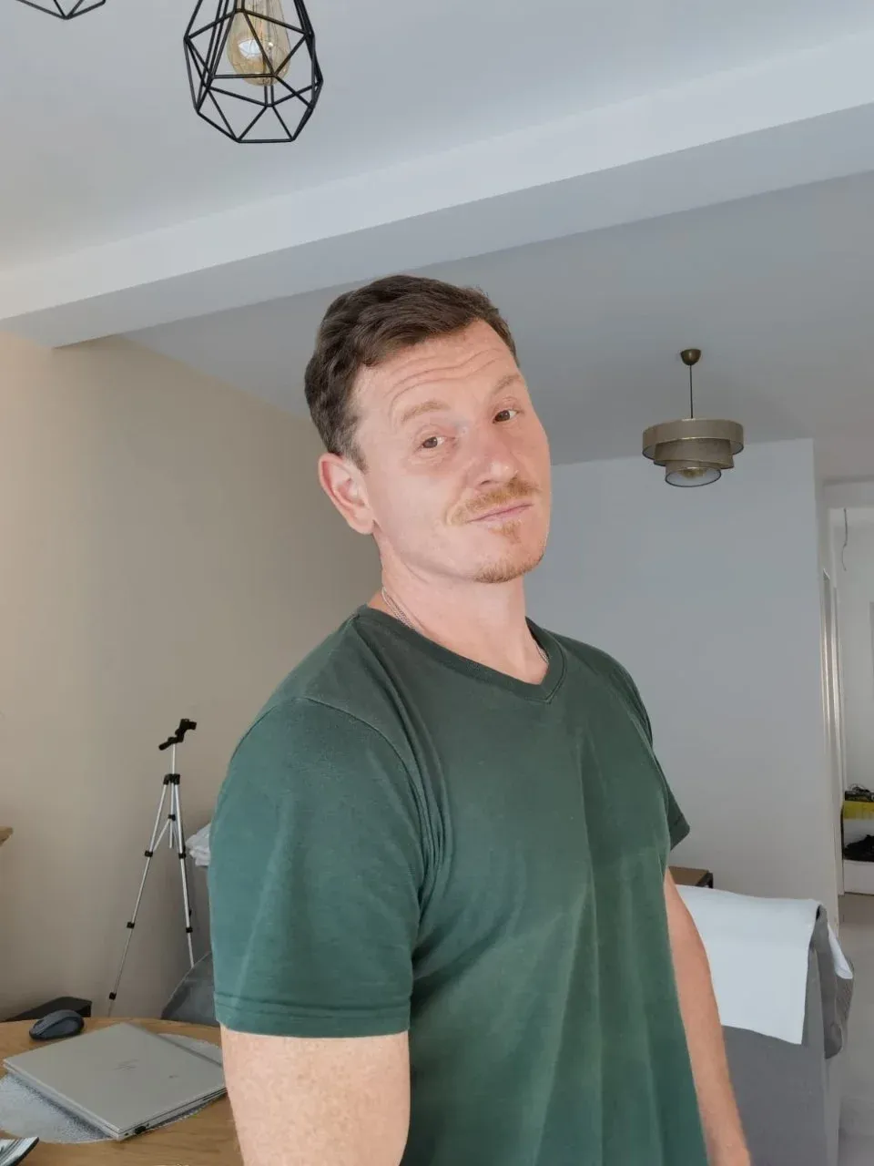 Original selfie of a 40 man