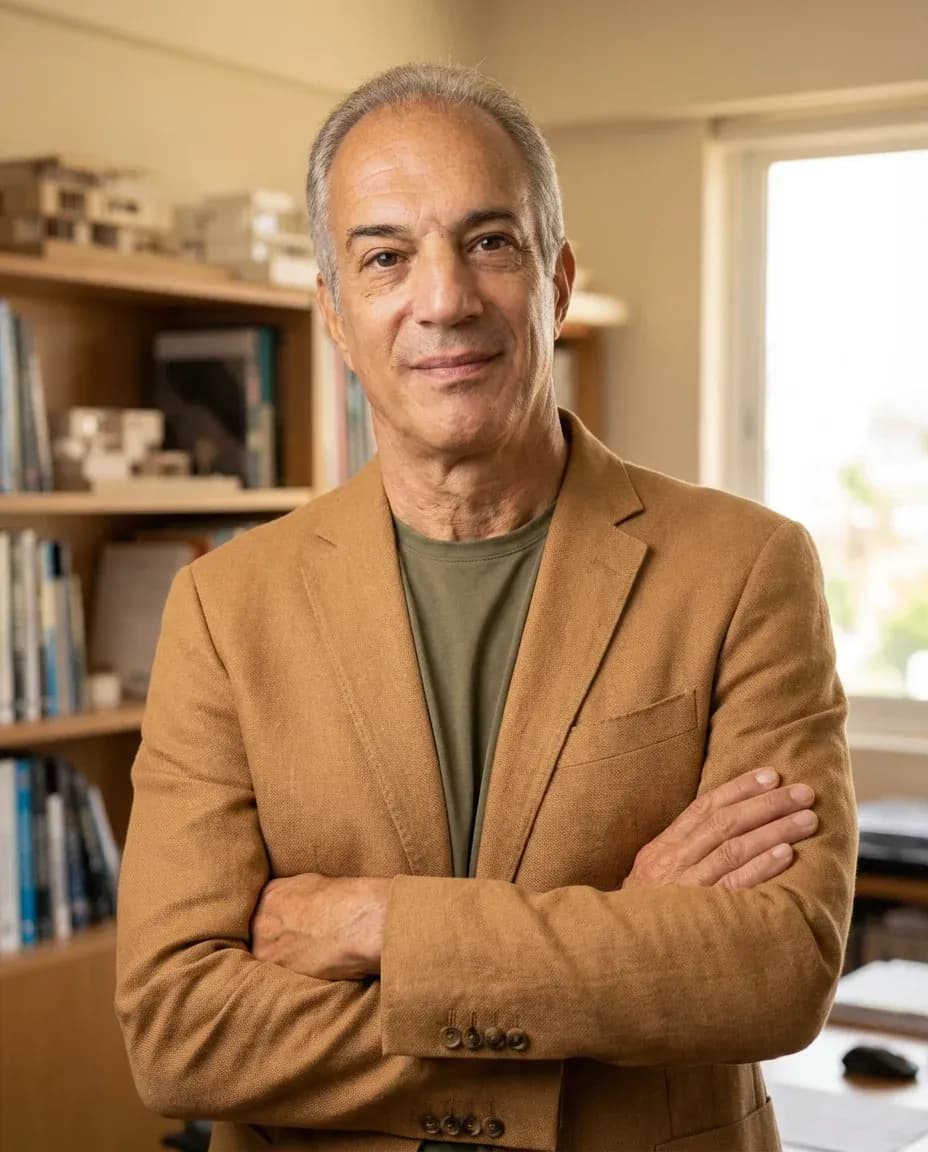 AI Architect Headshot of a 60 man by ExecHeadshots