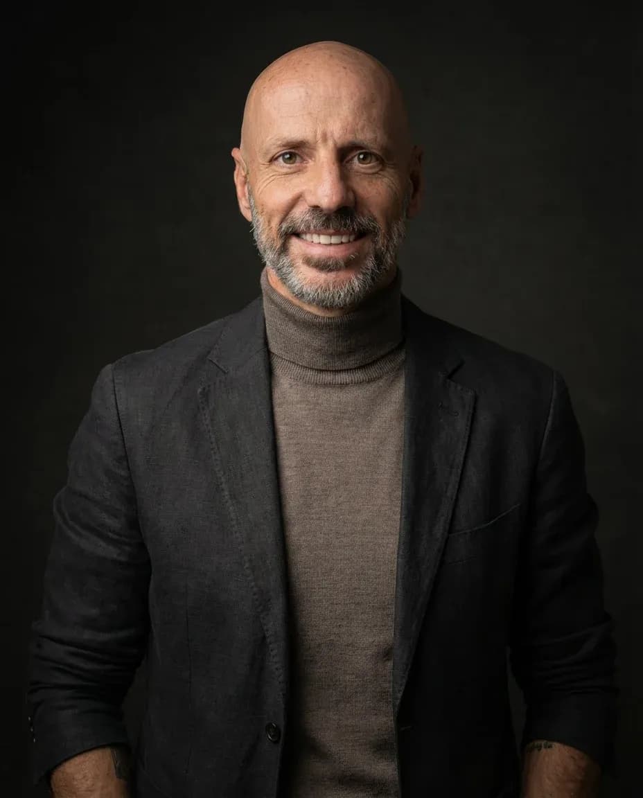 AI Author Headshot of a 55 man by ExecHeadshots