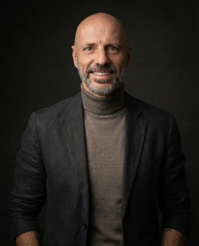 AI Author Headshot of a 55 man by ExecHeadshots