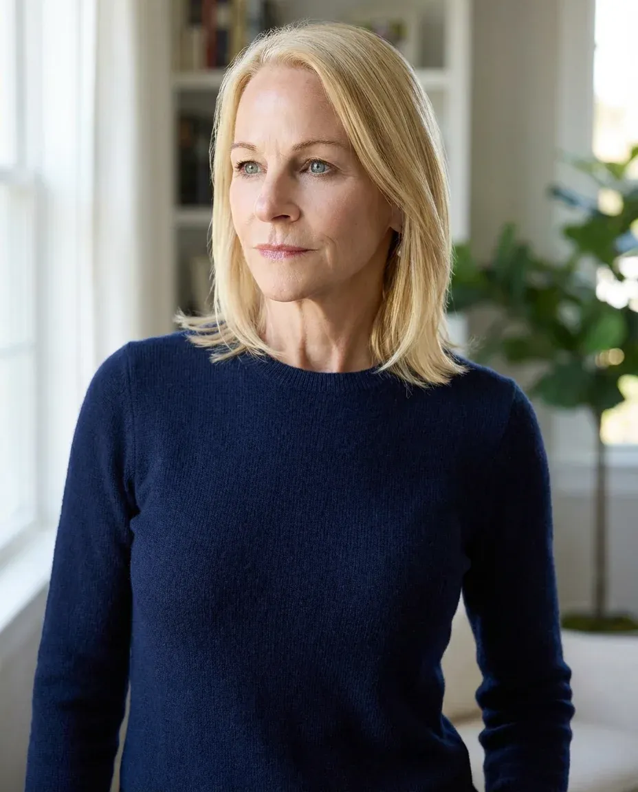 AI Comedian Headshot of a 60 woman by ExecHeadshots