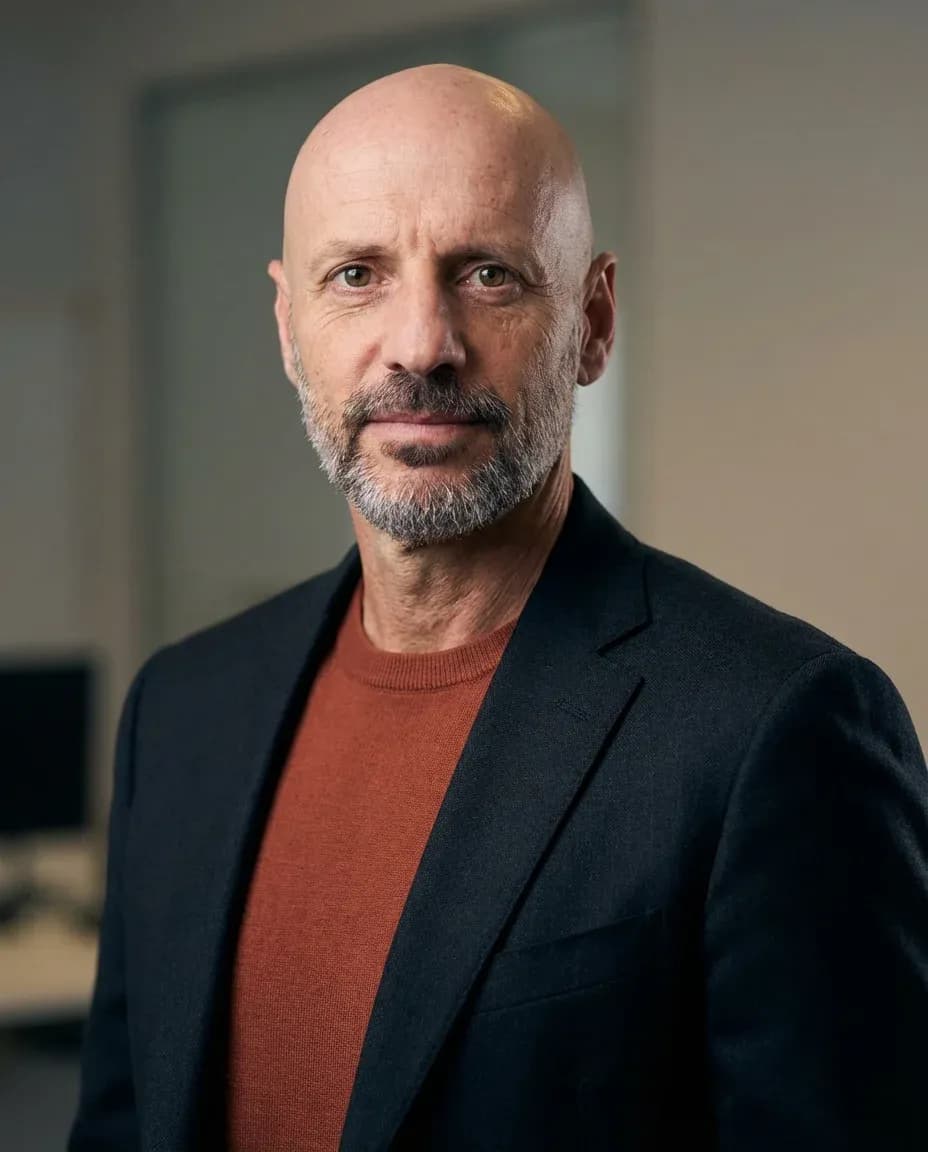 AI Engineer Headshot of a 55 man by ExecHeadshots